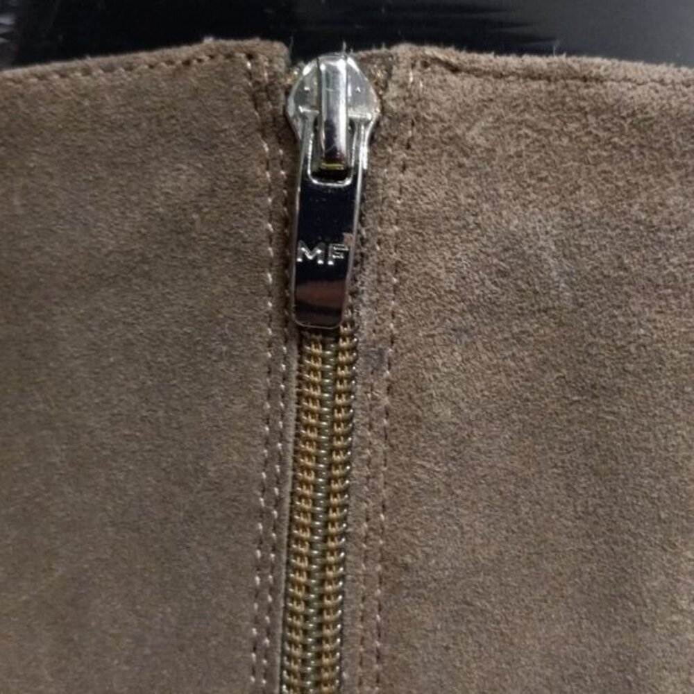 Mark Fisher Qmsecrit Studded Western Prairie Suede High Equestrian Boots 6M - Picture 11 of 14